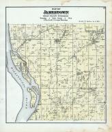 Jamestown Township, Fairplay P.O., Mississippi River, Grant County 1877